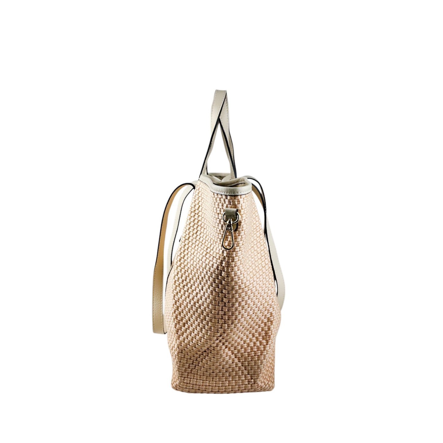 11023 - Raffia/Leather Bag