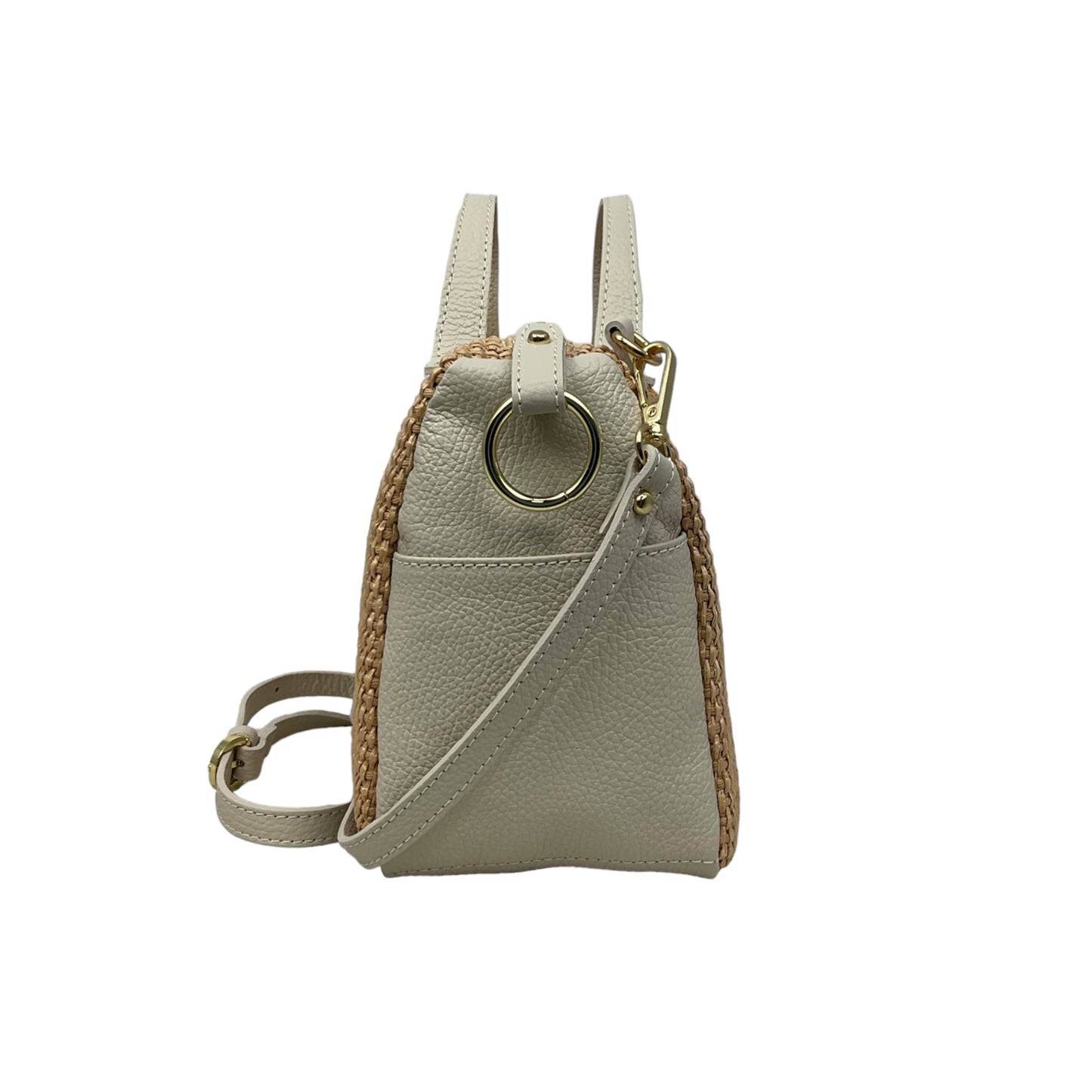 11011 - Raffia/Leather Bags
