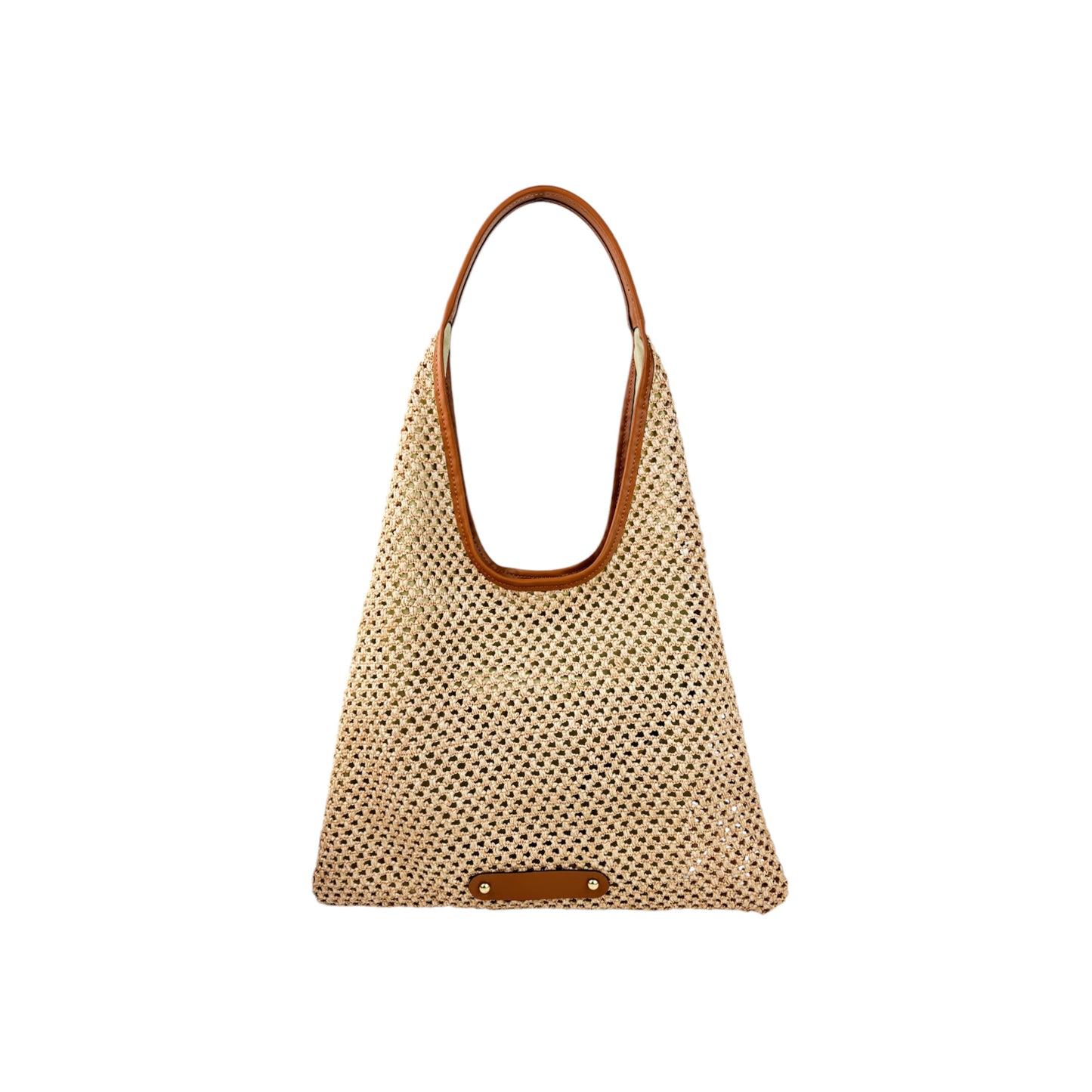 11029 - Raffia/Leather Bags