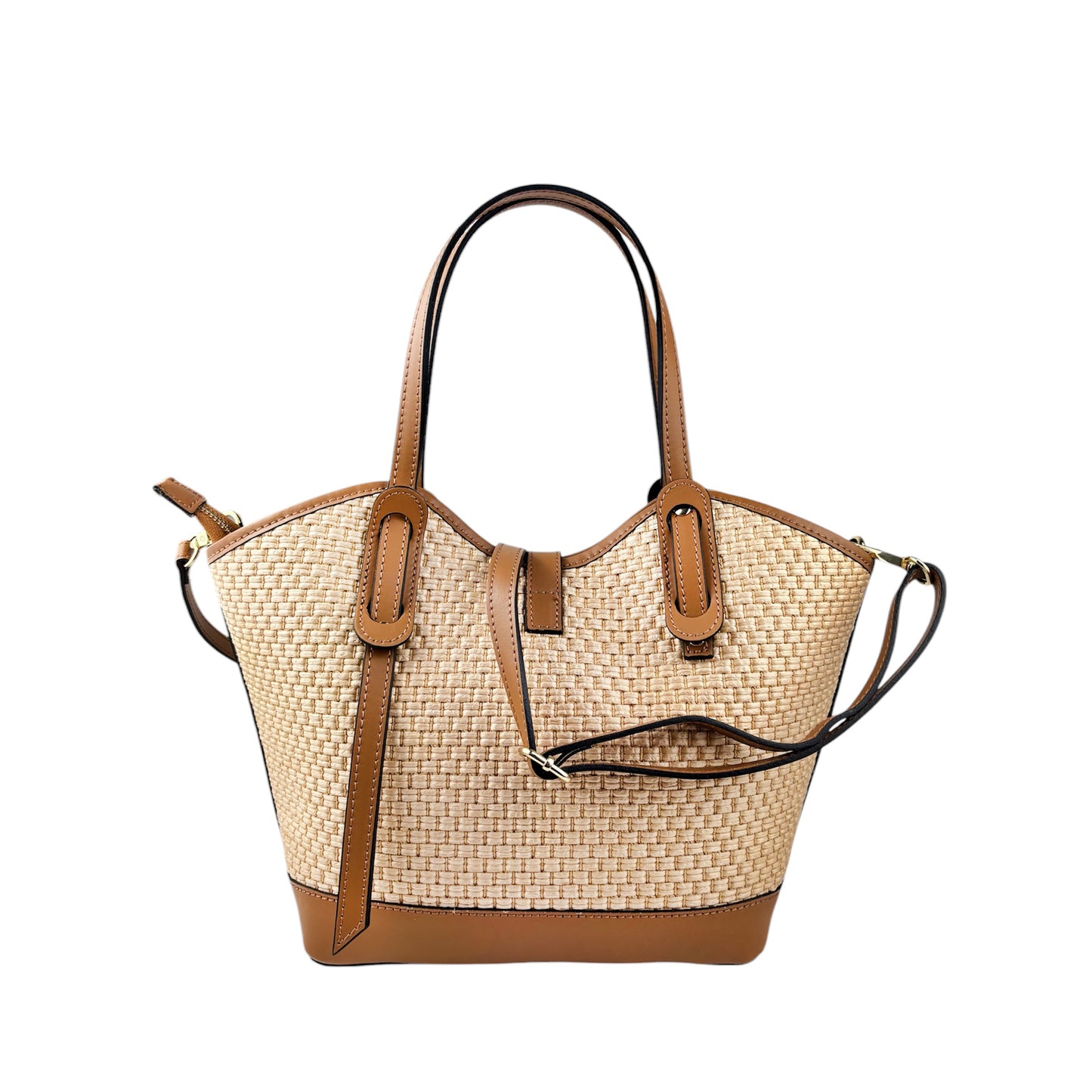 11024 - Borsa in Rafia/Pelle