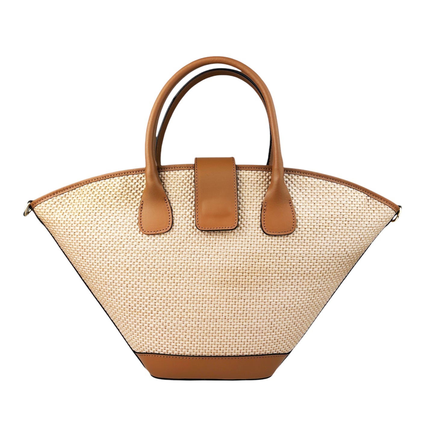 11021 - Raffia/Leather Bag