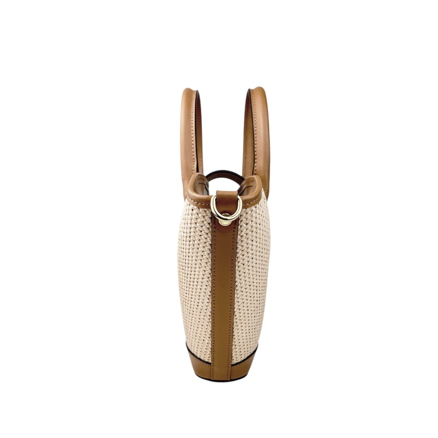 11022 - Raffia/Leather Bag
