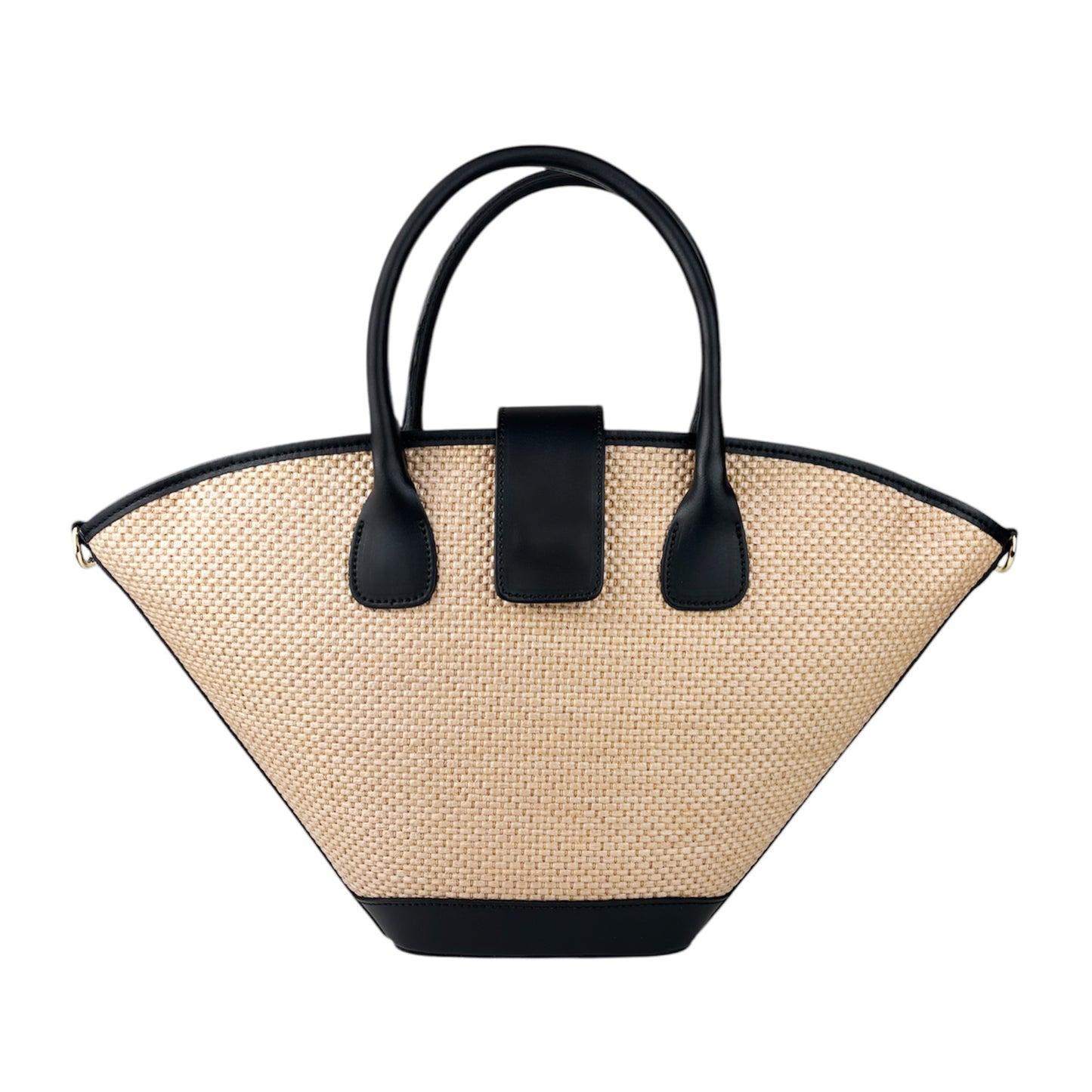 11021 - Raffia/Leather Bag