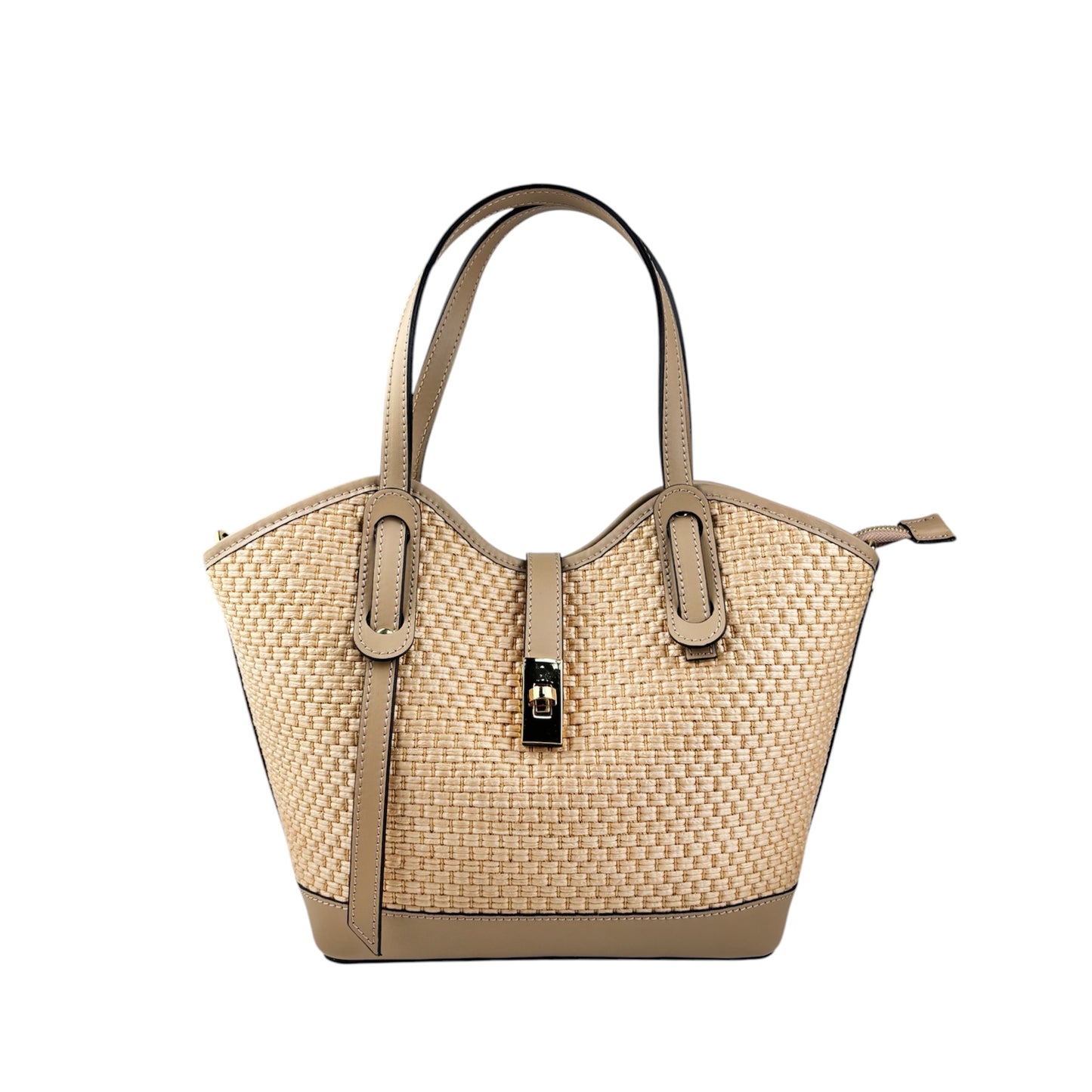 11024 - Borsa in Rafia/Pelle