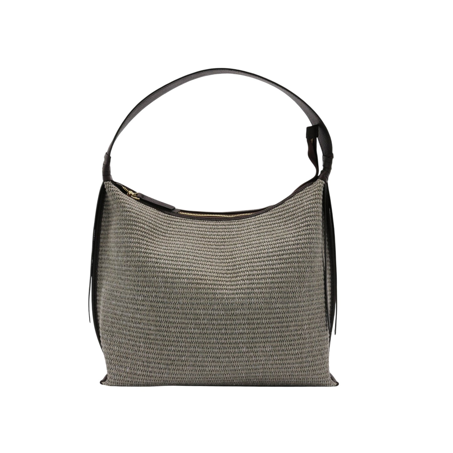 11038 - Raffia/Leather Bags