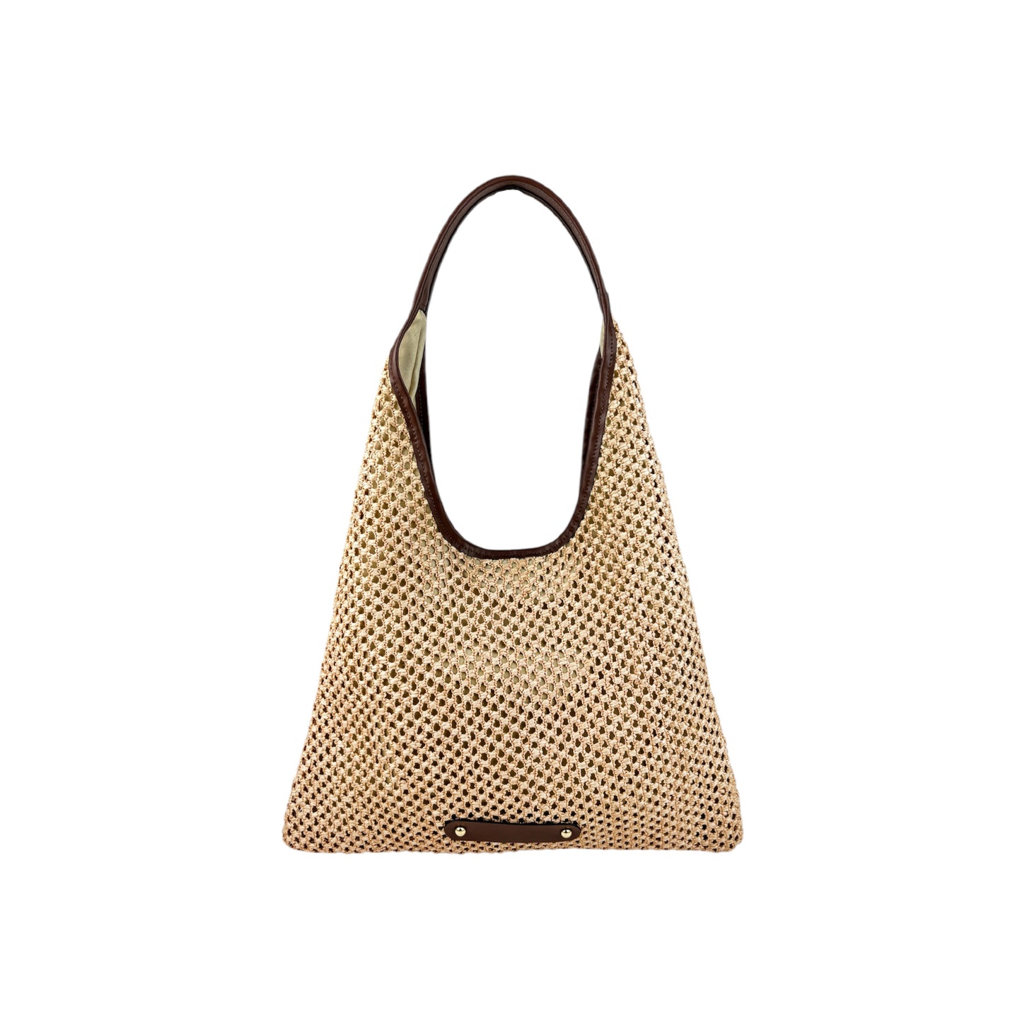 11029 - Raffia/Leather Bags