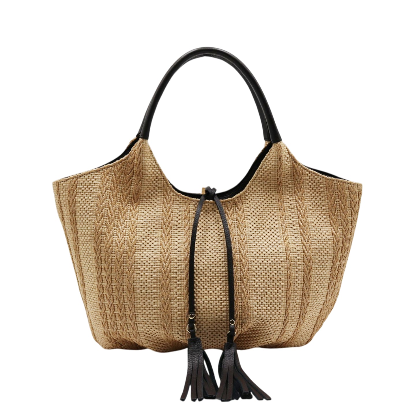 11033 - Rafia/Leather Bags