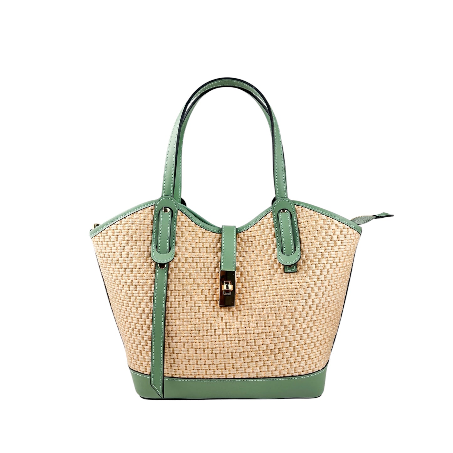 11024 - Borsa in Rafia/Pelle