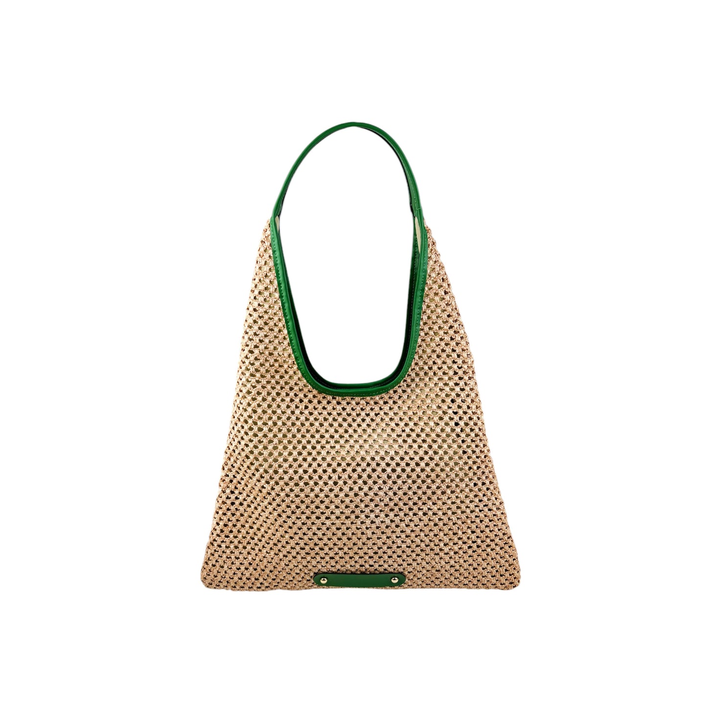 11029 - Raffia/Leather Bags