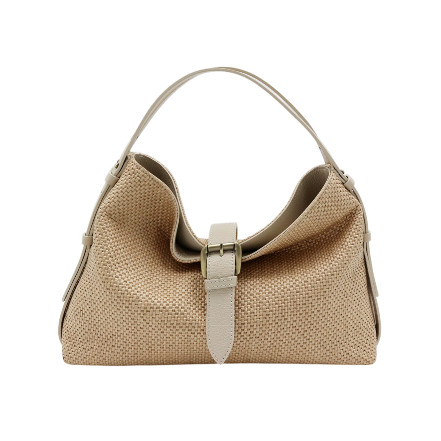 11032 - Raffia/Leather Bags