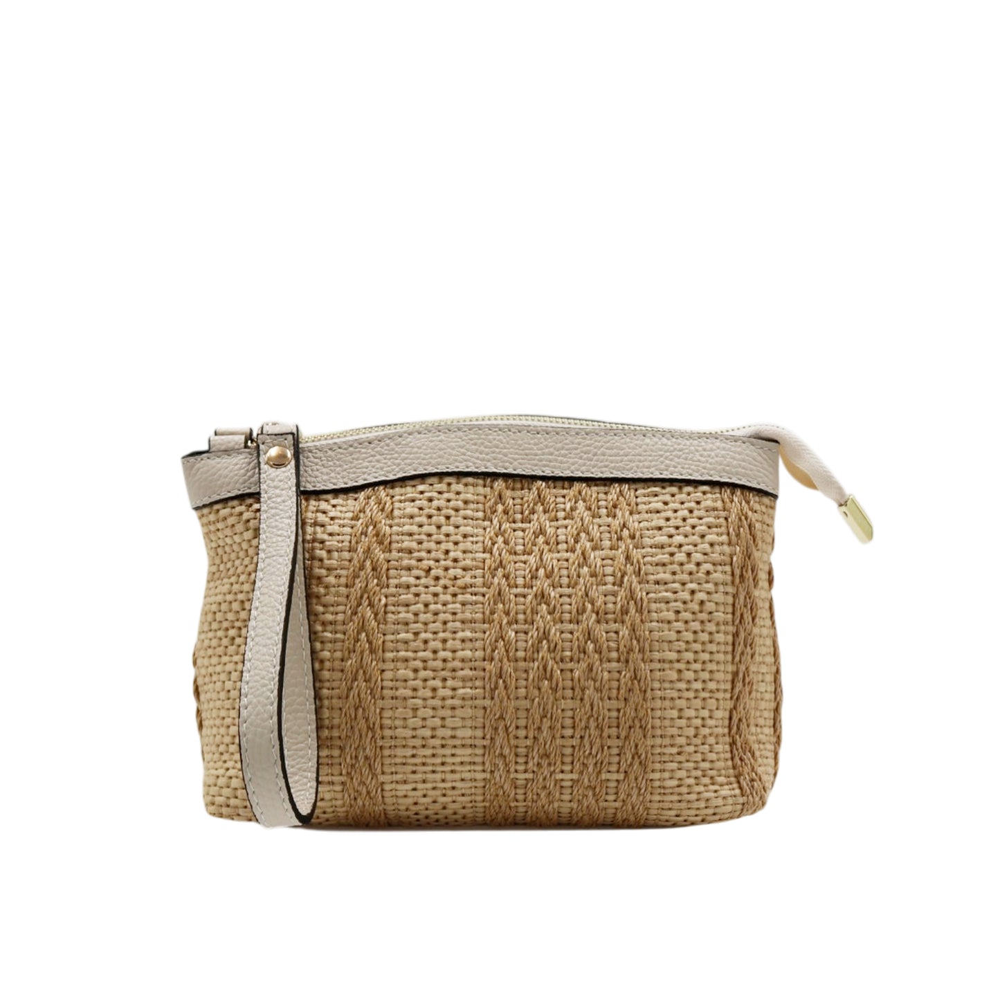 11031 - Raffia/Leather Bags