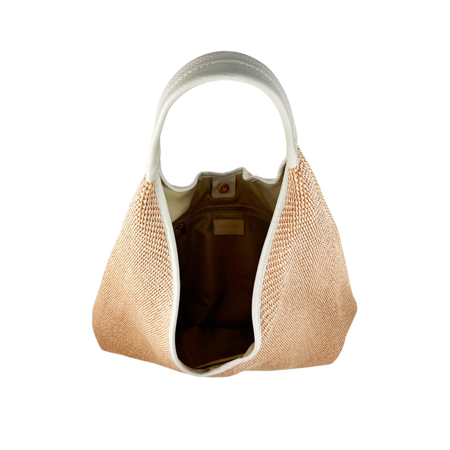 11027 - Borsa in Rafia/Pelle