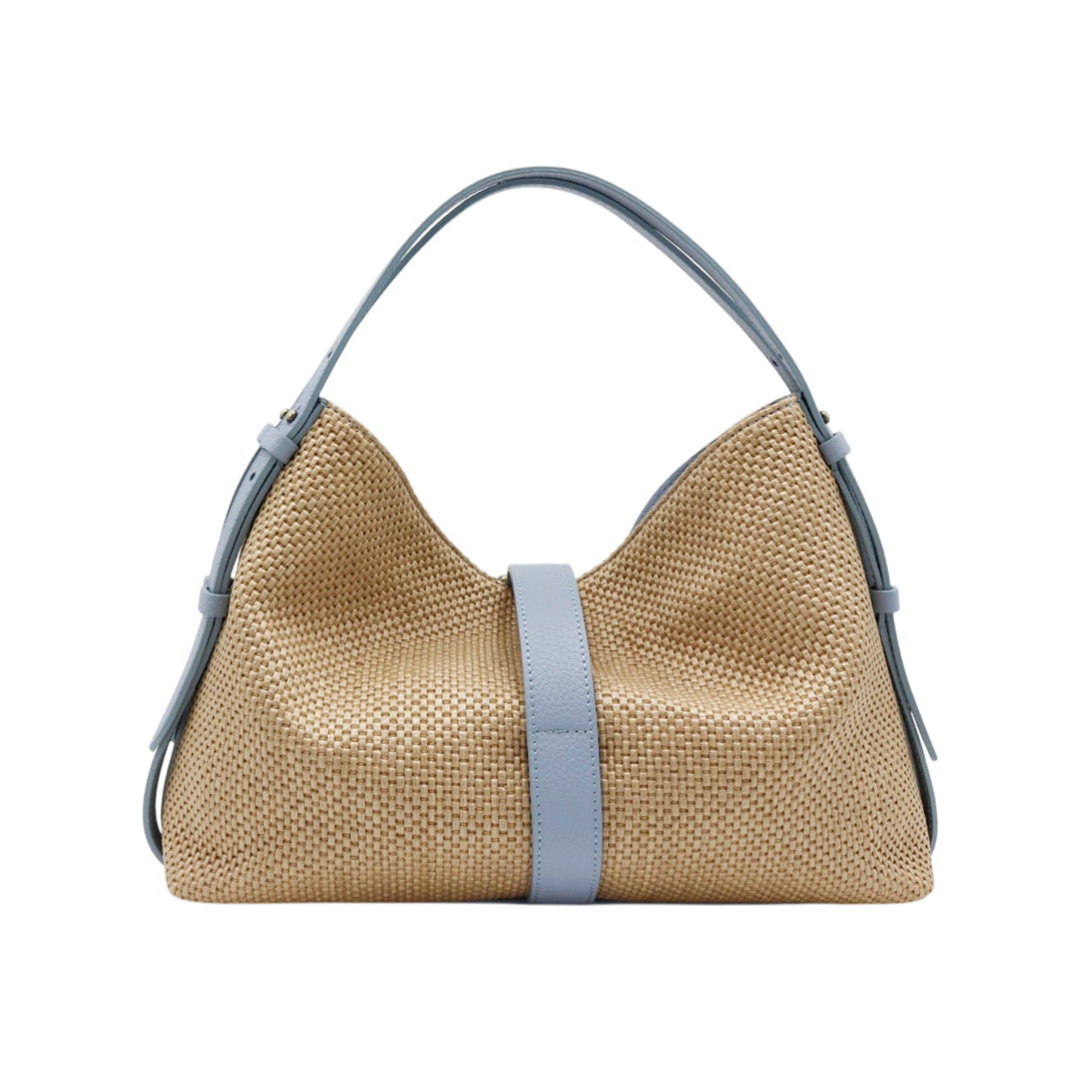 11032 - Raffia/Leather Bags