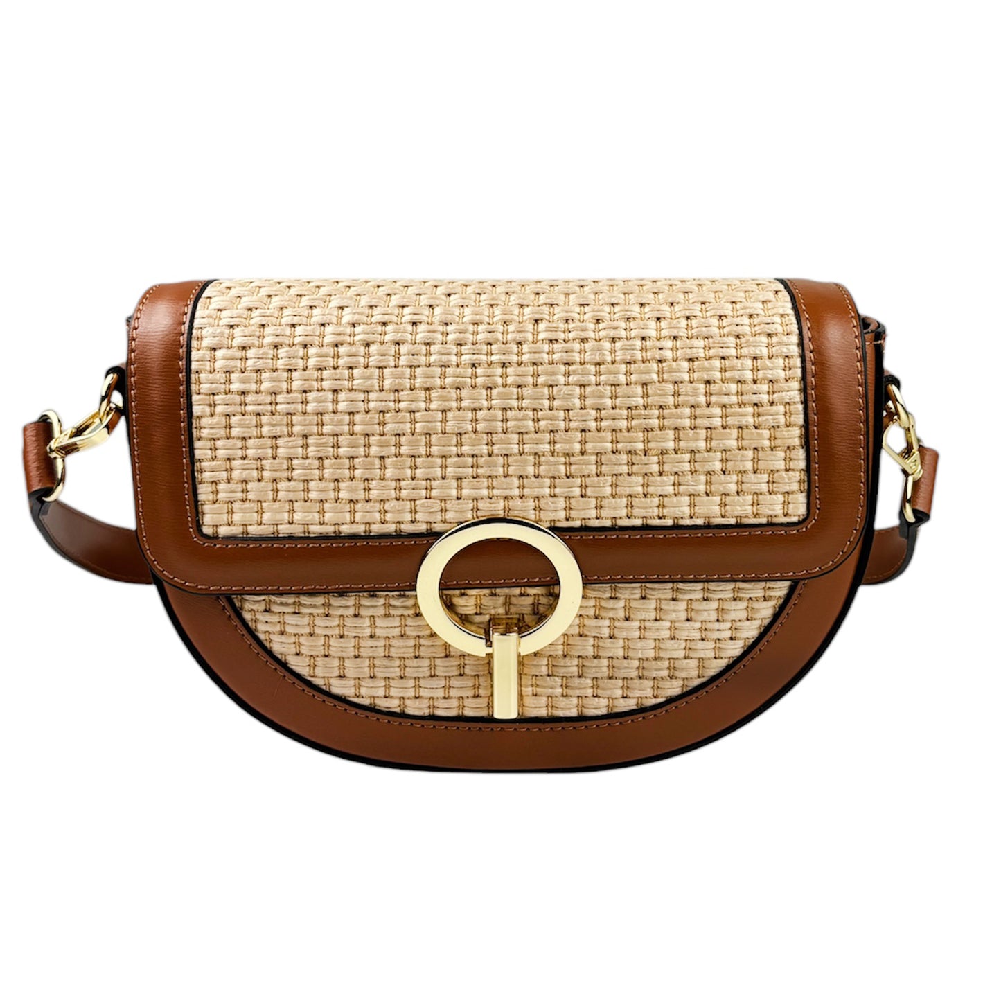 11026 - Borsa in Rafia /Pelle