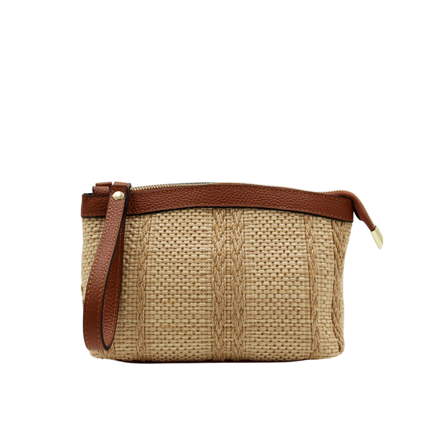 11031 - Raffia/Leather Bags