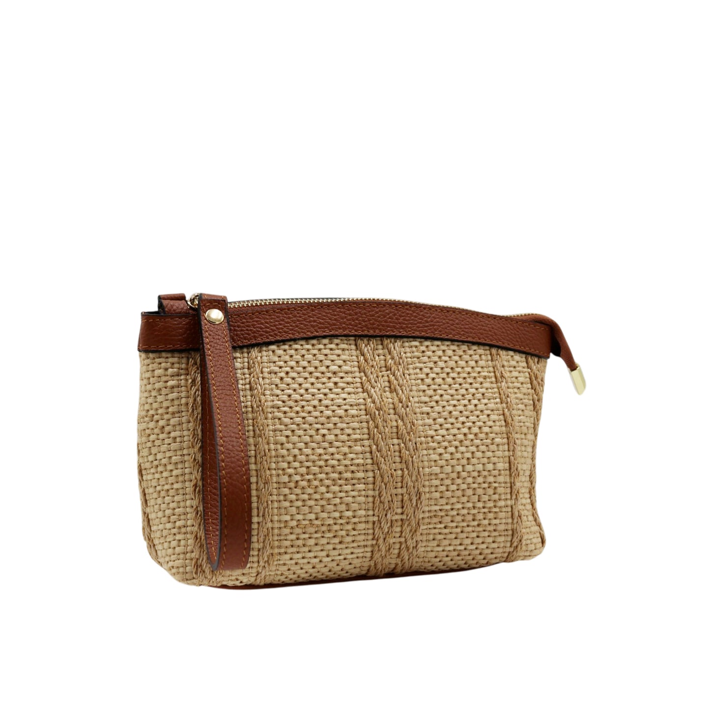 11031 - Raffia/Leather Bags