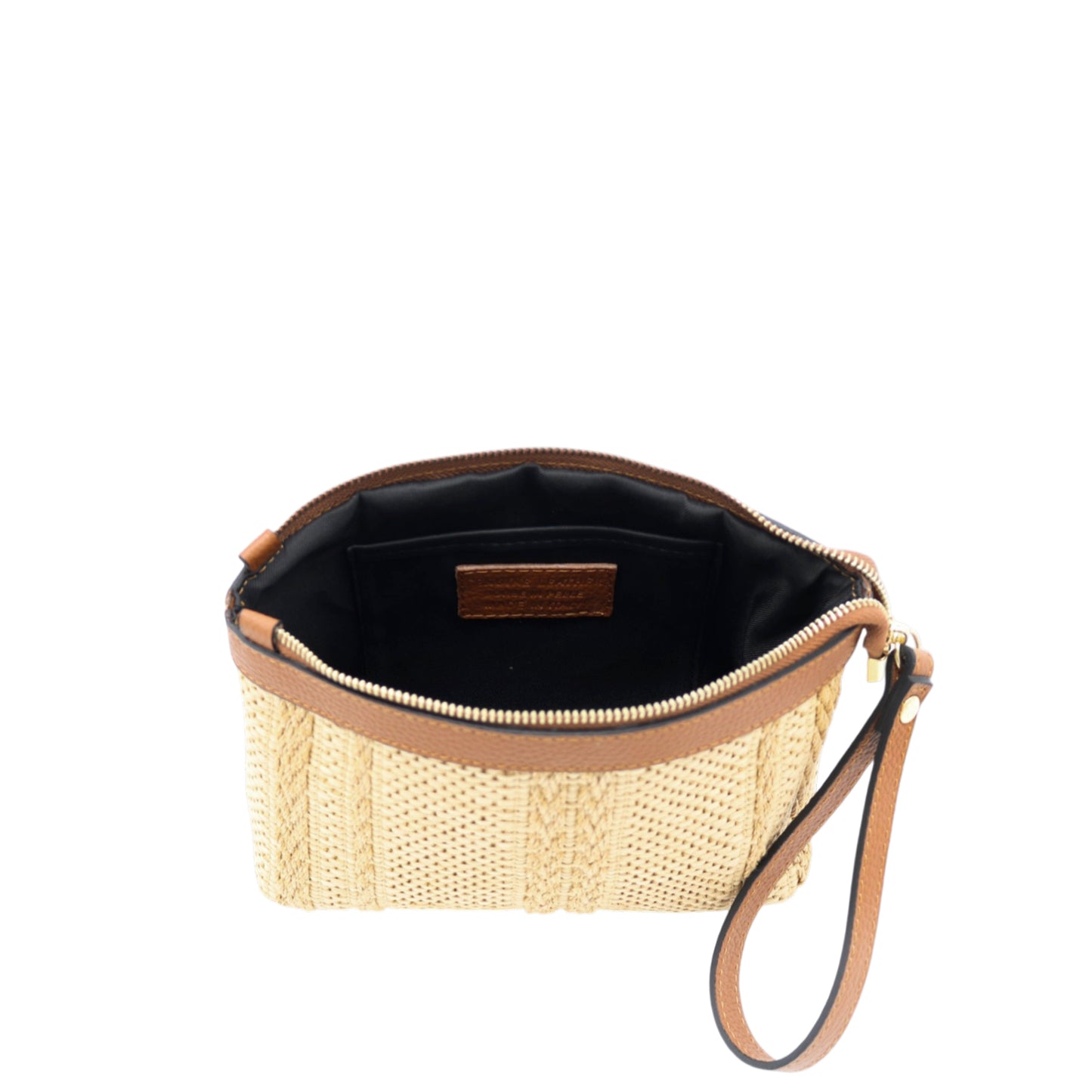11031 - Raffia/Leather Bags
