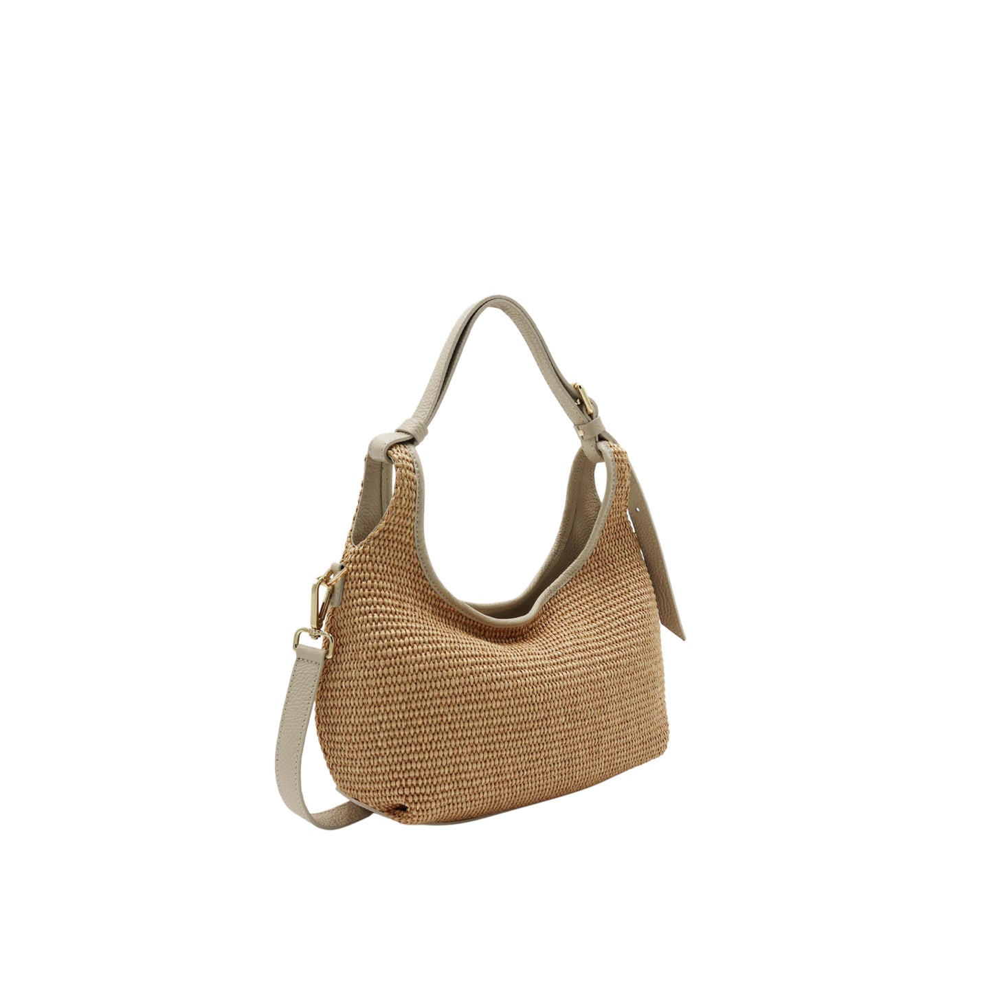 11030 - Raffia/Leather Bags