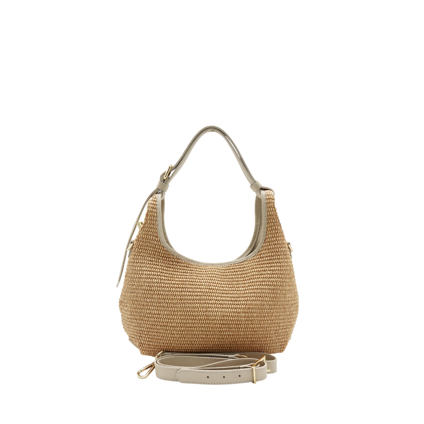 11030 - Raffia/Leather Bags