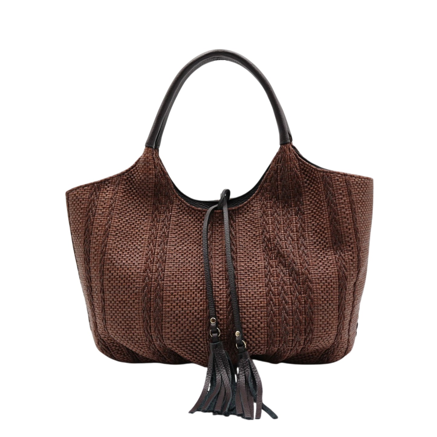 11033 - Rafia/Leather Bags