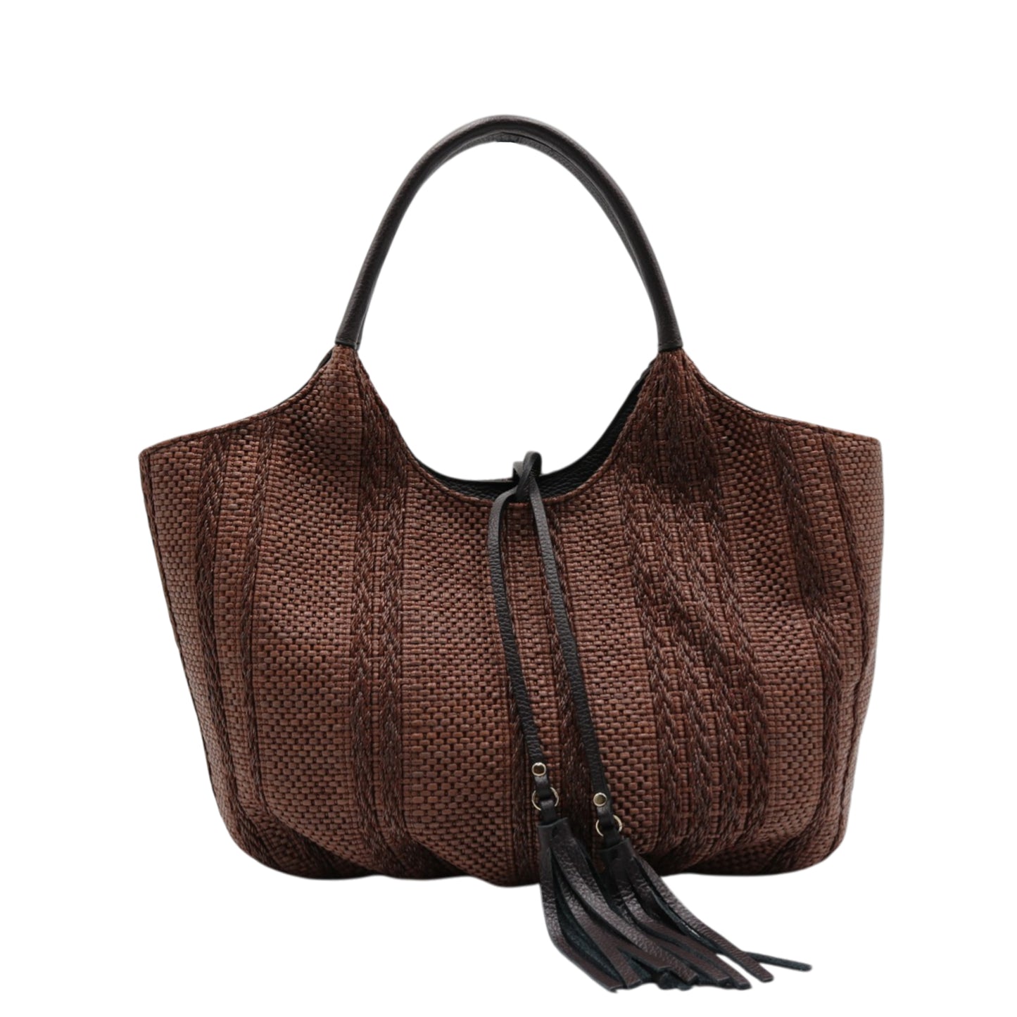 11033 - Rafia/Leather Bags