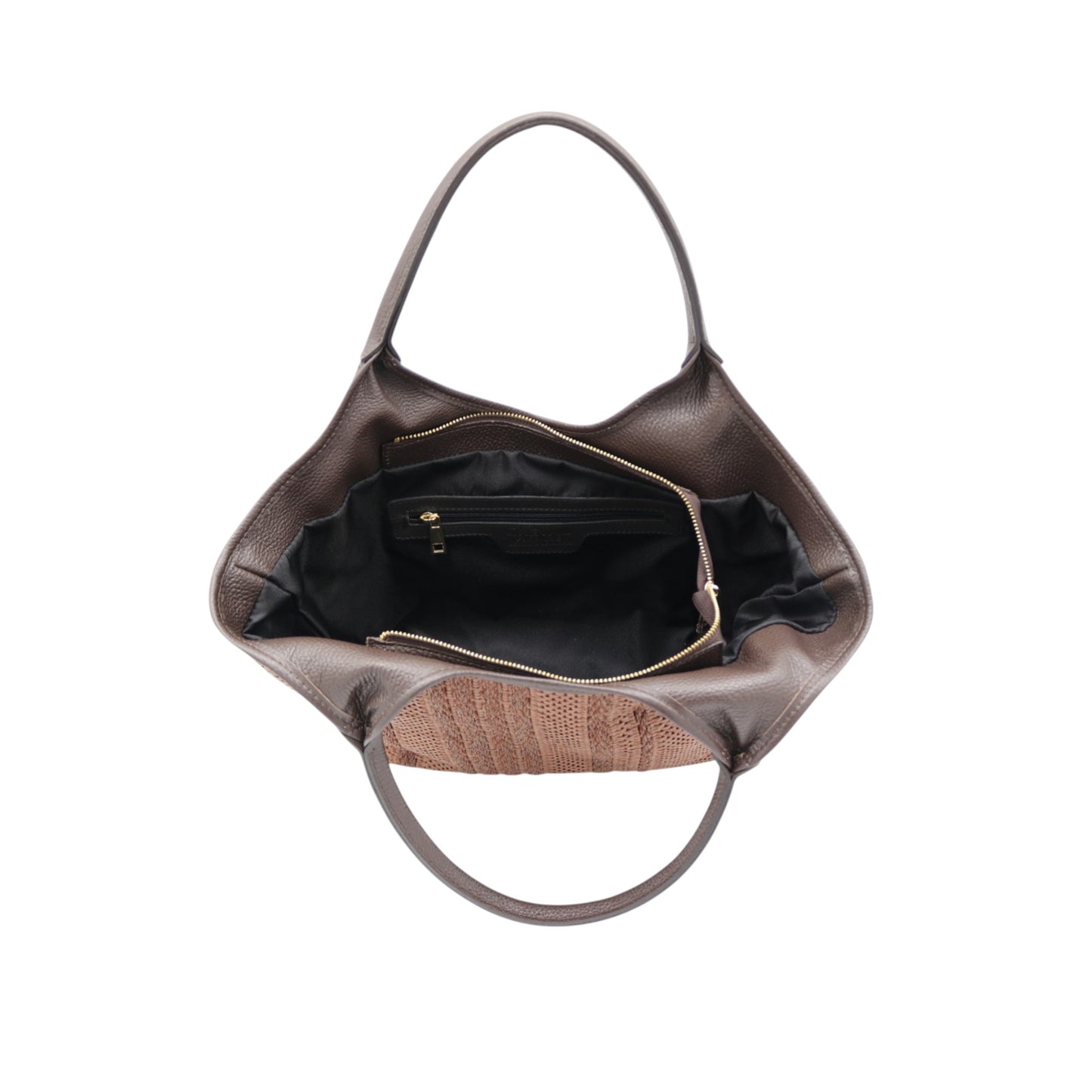 11036 - Raffia/Leather Bags