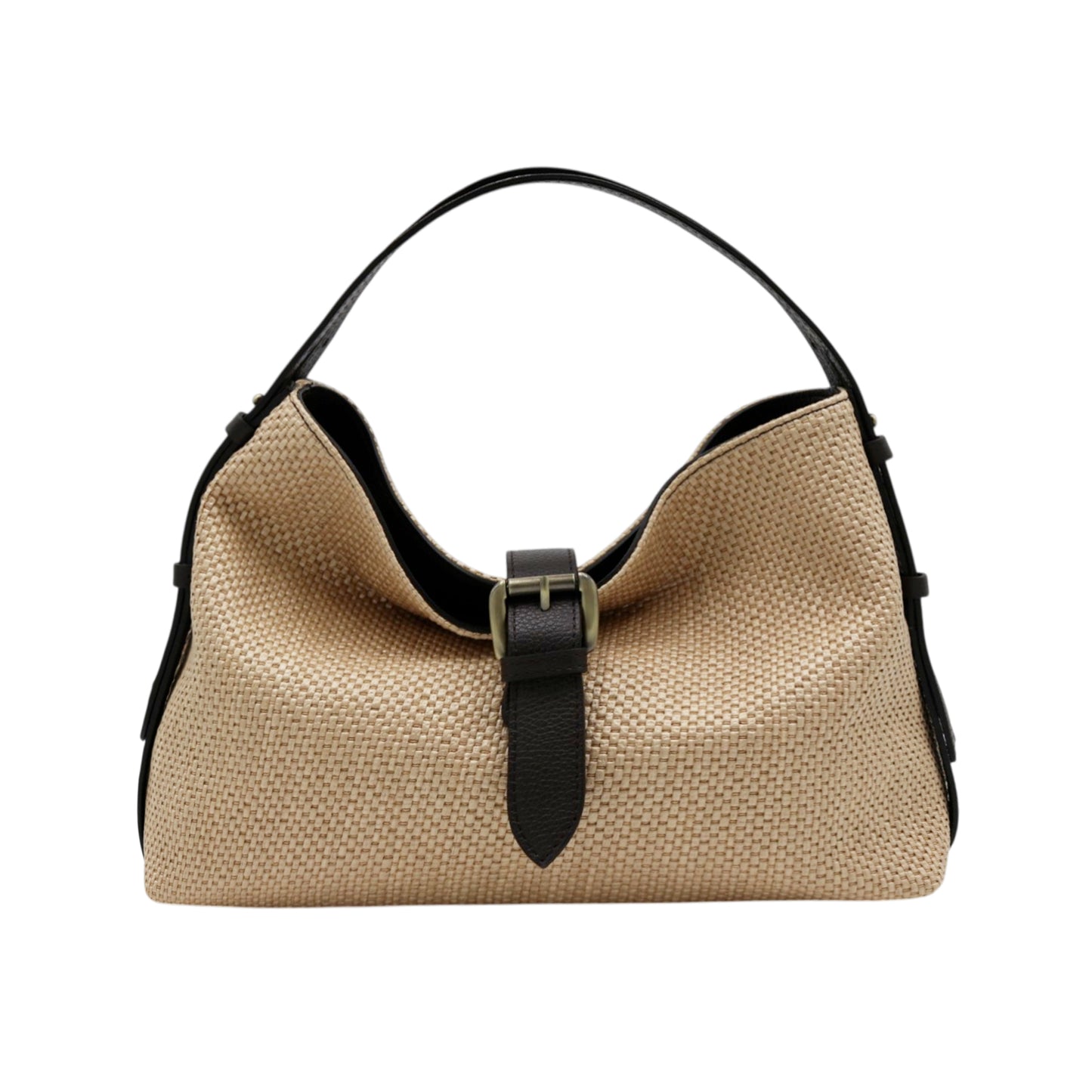 11032 - Raffia/Leather Bags