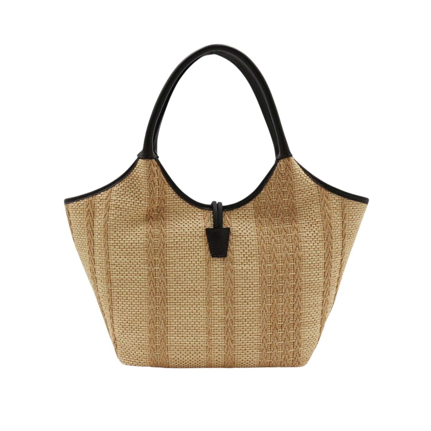11035 - Raffia/Leather Bags