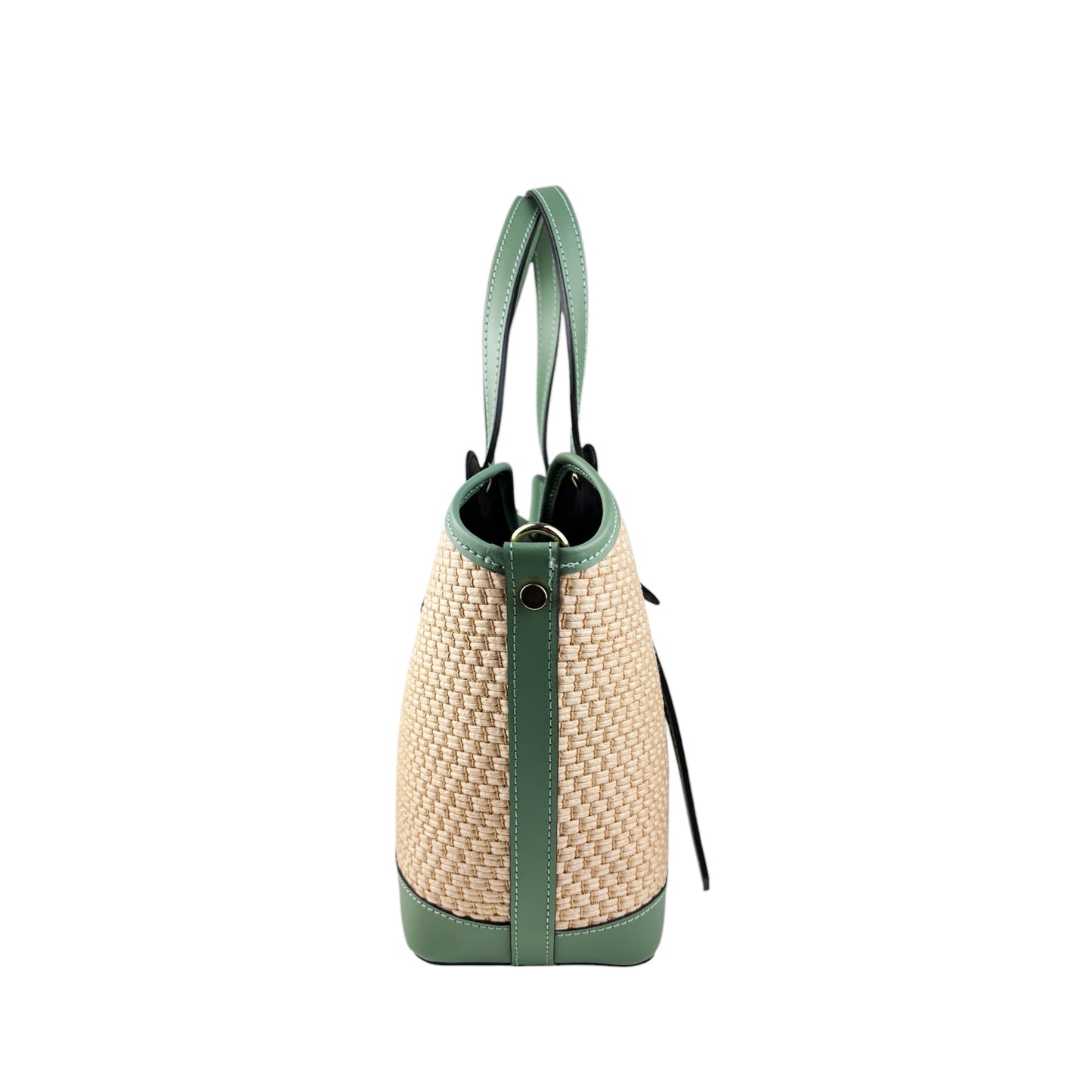 11024 - Borsa in Rafia/Pelle